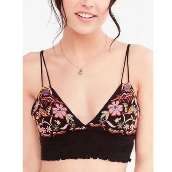 Urban Outfitters Other - Urban Outfitters Out From Under Embroidered Bralette